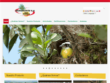 Tablet Screenshot of agromontecr.com